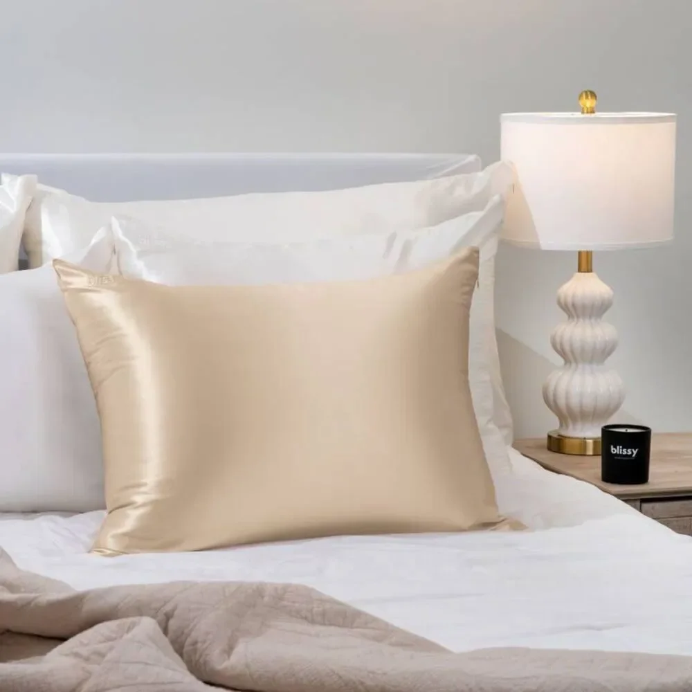 Silky Beige Pillowcase - Unbranded Home Bedding